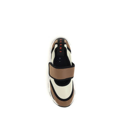 Marni Multicolor Polyamide Athletic Sneakers