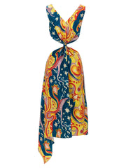 Marni Multicolor Viscose Long Dress - IT40