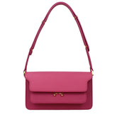 Marni Pink Leather Shoulder Bag - Shoulder Bags