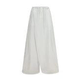 Marni White Cotton Casual Pants