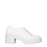 Marni White Leather Platform Sneakers - EU41/US11