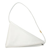 Bolsa de ombro de couro branca Marni