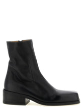 Marsell Black Calfskin Ankle Boots