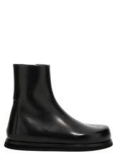 Marsell Black Calfskin Ankle Boots - EU35.5/US5.5