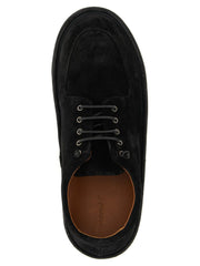 Marsell Black Calfskin Oxfords And Derbies
