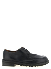 Marsell Black Calfskin Oxfords And Derbies