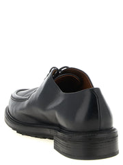 Marsell Black Calfskin Oxfords And Derbies