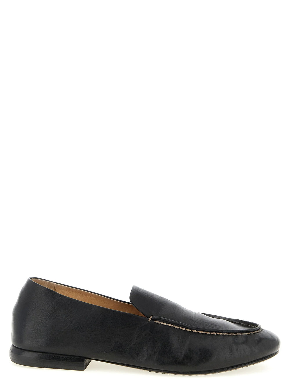 Marsell Mustat Nahkaiset Mokasinit - EU43.5/US10.5