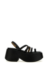 Marsell Black Calfskin Stiletto Heel Sandals
