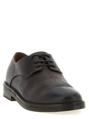 Marsell Brown Calfskin Oxfords And Derbies