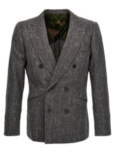MAURIZIO MIRI Gray Wool Blazer - IT52 | XL