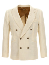 MAURIZIO MIRI White Silk Blazer - XXL