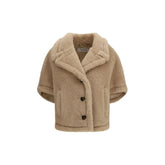 Max Mara Beige Alpaca Vicugna Pacos Coat