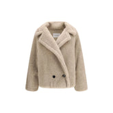 Max Mara Beige Alpaca Vicugna Pacos Coat - IT42 | L
