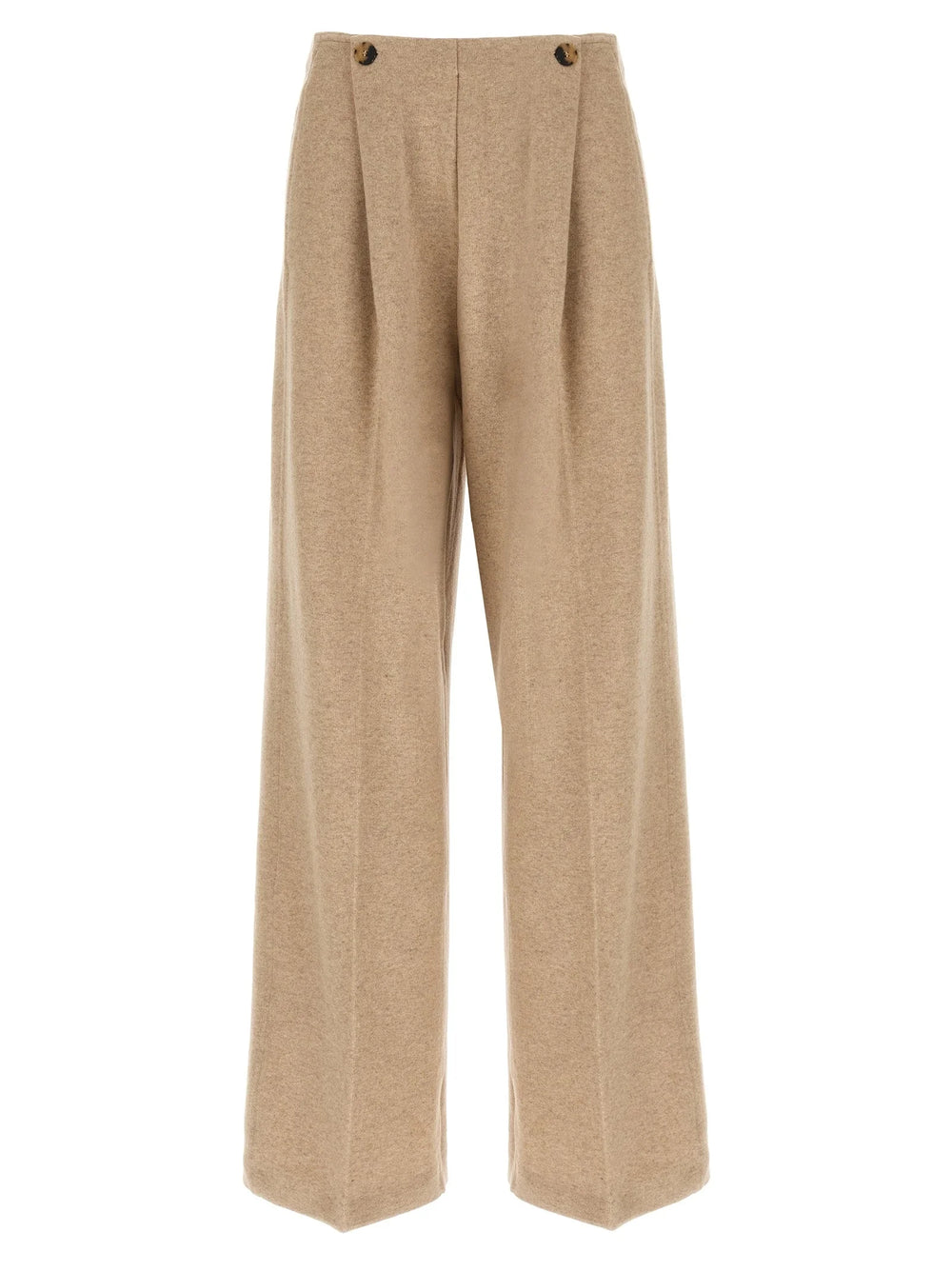 Max Mara Beige Cashmere Casual Pants