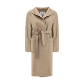 Max Mara Beige Cashmere Coat - IT40 | M