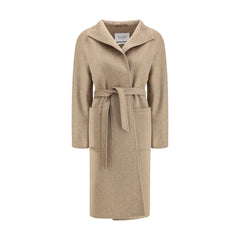 Max Mara Beige Cashmere Coat - IT40 | M