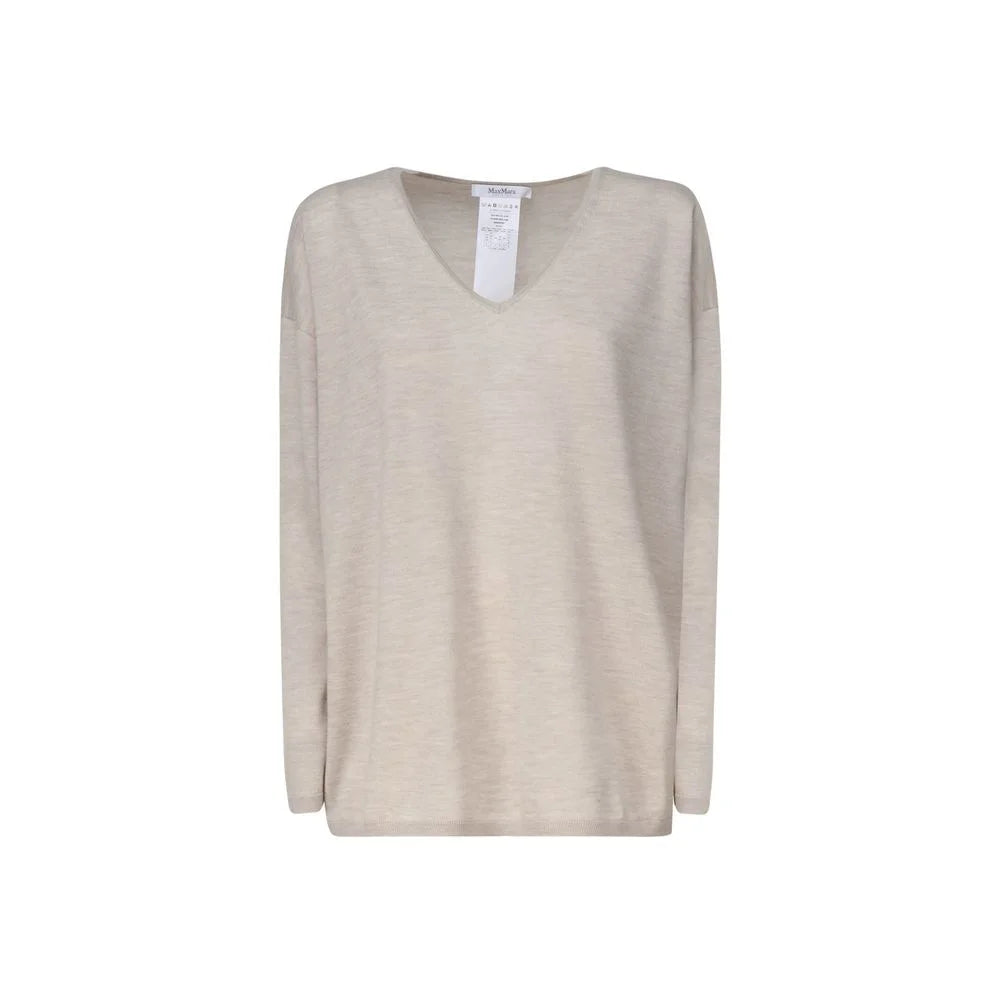 Max Mara Beige Cashmere Cashmere Sweater