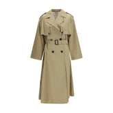 Max Mara Beige Cotton Trench Coat