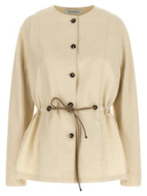 Max Mara Beige Linen Blazer