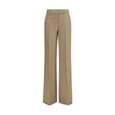Max Mara Beige Linen Casual Pants