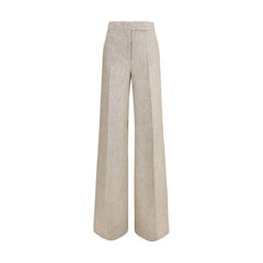 Max Mara Beige Linen Casual Pants - IT40 | M