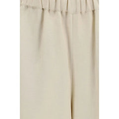 Max Mara Beige Linen Casual Pants - IT44 | L