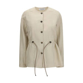 Oblečení Max Mara Béžová Lněná - IT46|XL