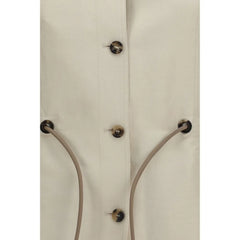 Max Mara Beige Linen Clothing - IT46|XL