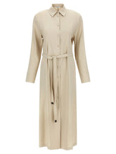 Max Mara Beige Linen Long Dress