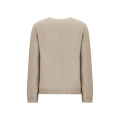 Max Mara Beige Marabou Top - L