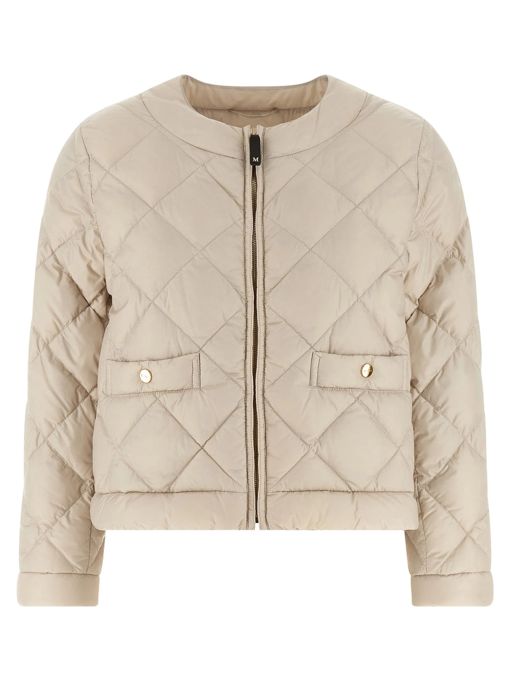 Max Mara Beige Polyamide Full-Length Jacket