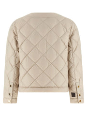 Max Mara Beige Polyamide Full-Length Jacket