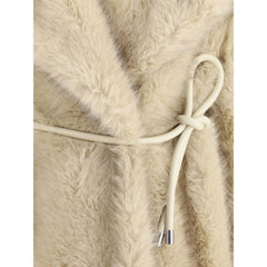 Max Mara Beige Polyester Coat