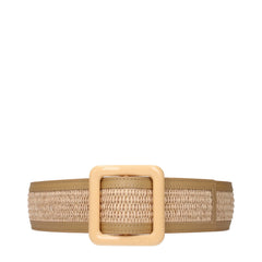 Max Mara Beige Raffia Belts