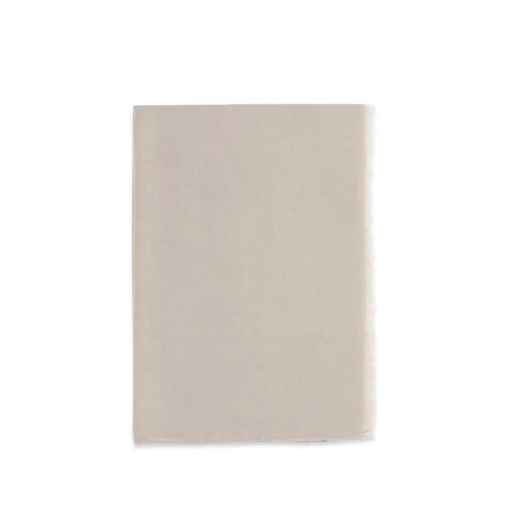 Max Mara Beige Silk Scarf