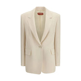 Max Mara Beige Triacetate Blazer