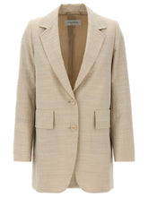 Max Mara Beige Virgin Wool Blazer