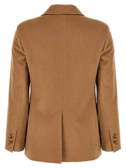 Max Mara Beige Wool Blazer - IT44