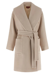 Max Mara Beige Wool Coat