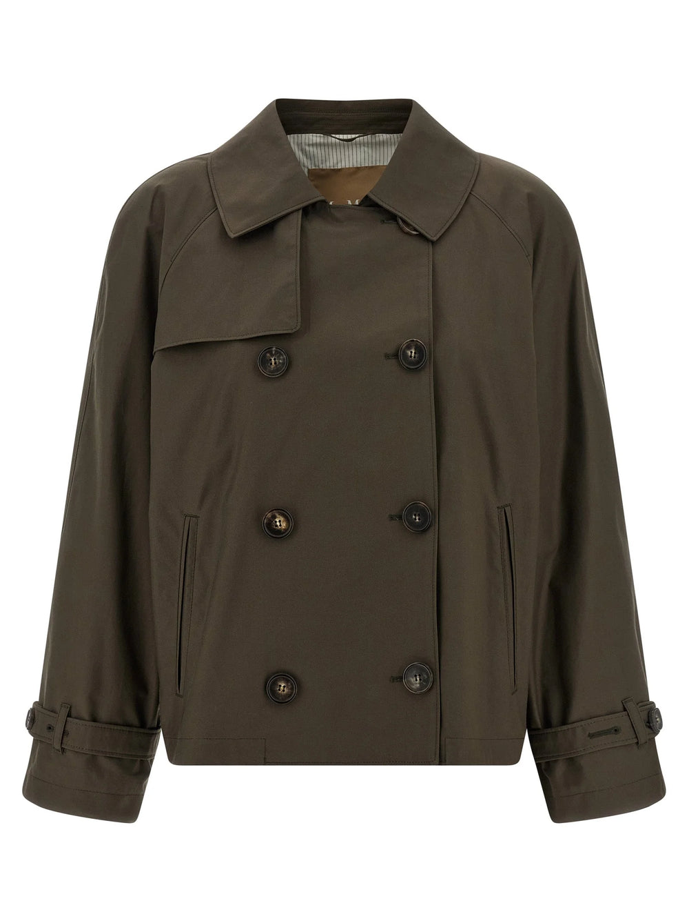Max Mara Bicolor Cotton Coat