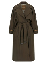 Max Mara Bicolor Cotton Coat - IT40