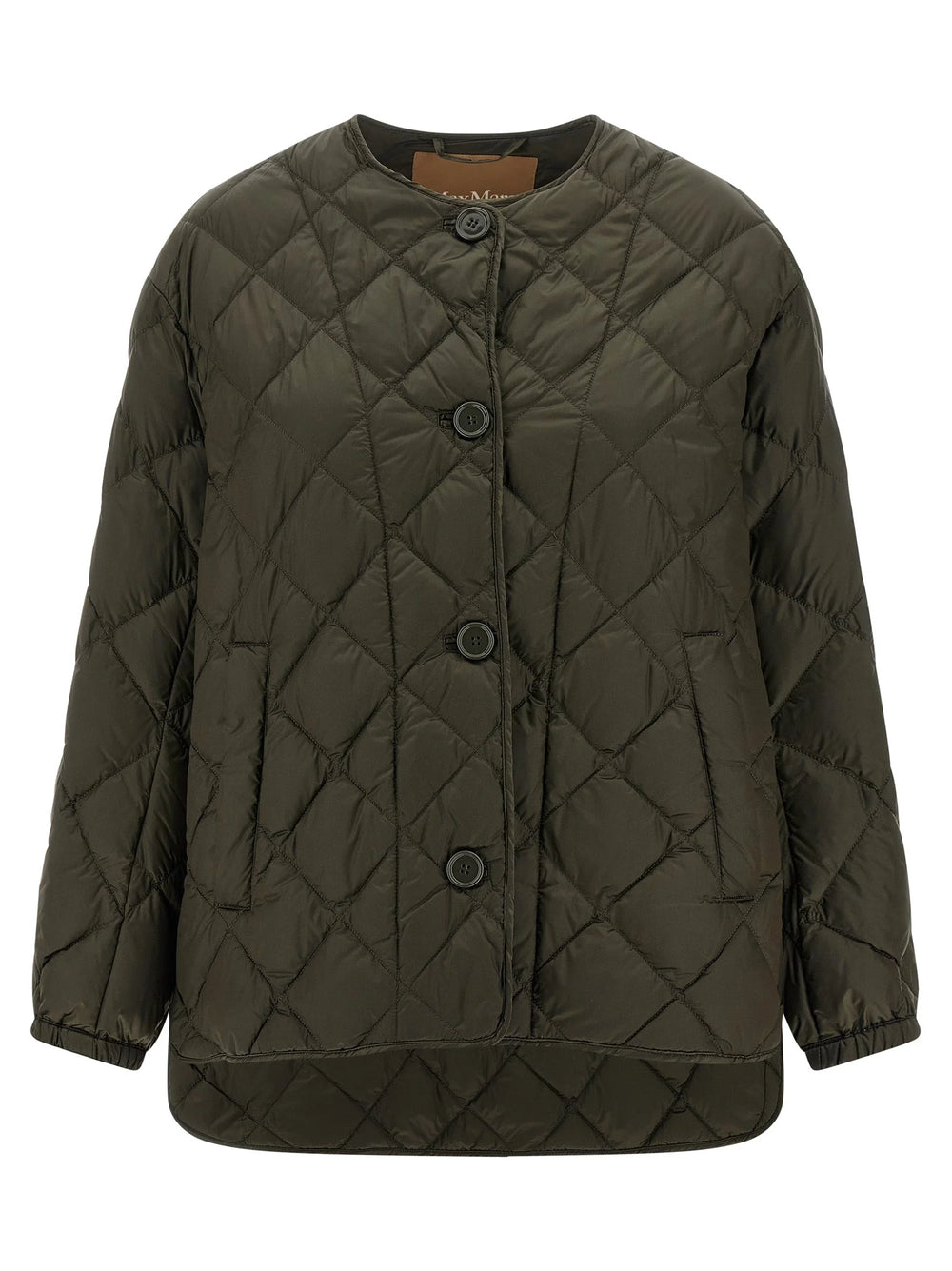 Max Mara Bicolor Polyamide Full-Length Jacket