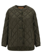 Max Mara Bicolor Polyamide Full-Length Jacket