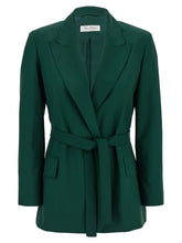 Max Mara Bicolor Virgin Wool Blazer
