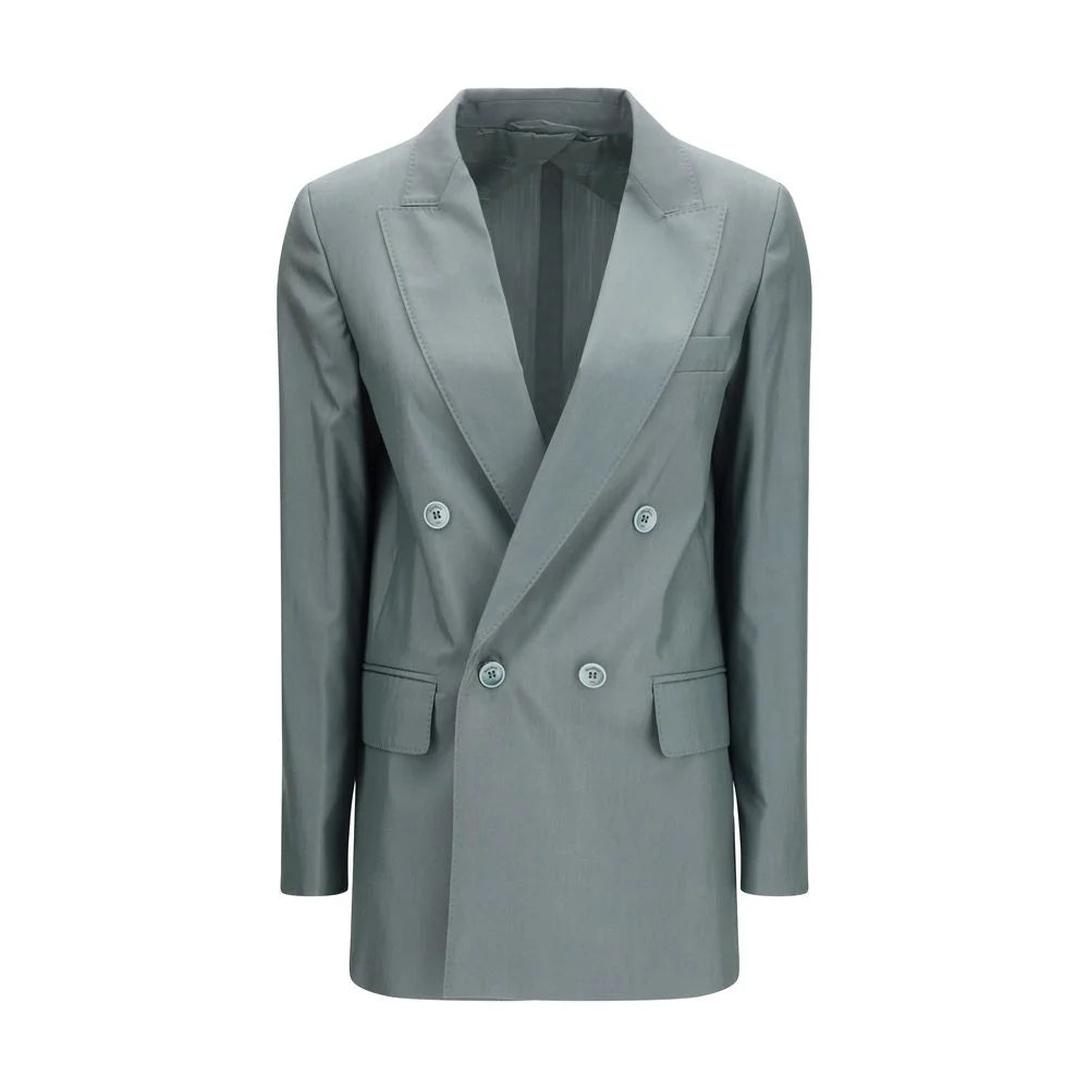 Max Mara Bicolor Wool Oves Aries Blazer