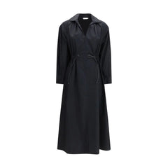 Max Mara Black Cotton Casual Dress - IT40 | M