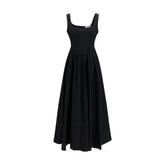 Max Mara Black Cotton Casual Dress - IT42 | L