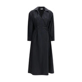 Max Mara Black Cotton Casual Dress - IT44 | L