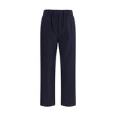 Max Mara Black Cotton Casual Pants